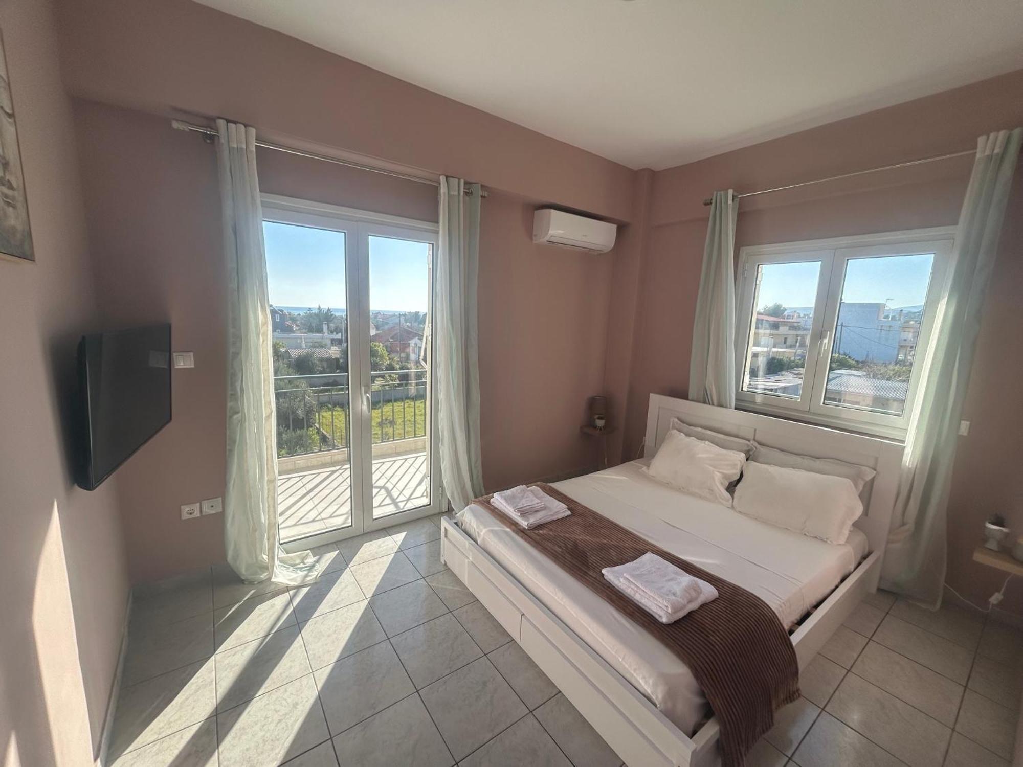 Aktis Apartment Near Airport أرتيميدا المظهر الخارجي الصورة